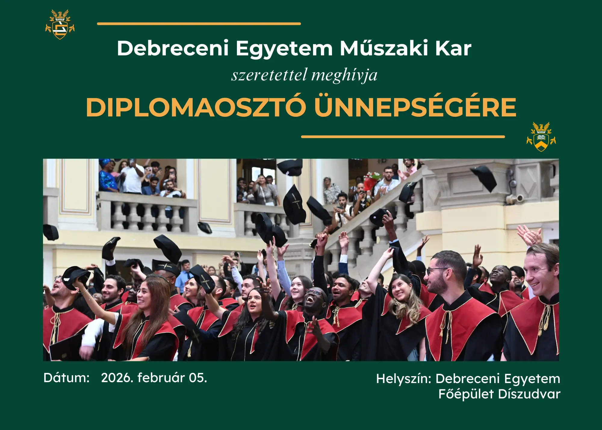 Diplomaosztó meghívó
